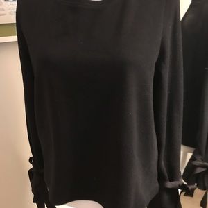 Jcrew crew neck sweatshirt with ties